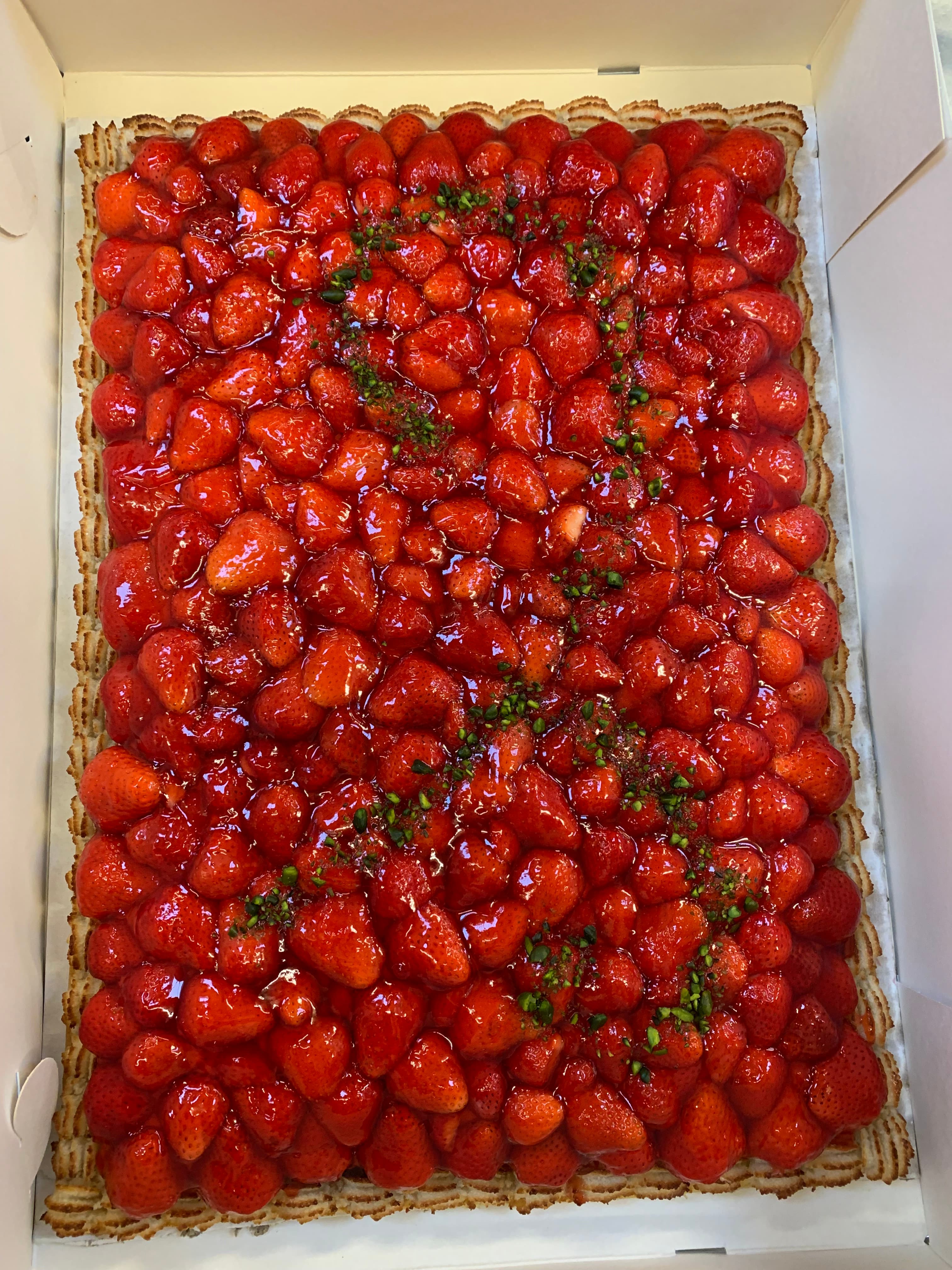 Jordbærtærte (20 pers)